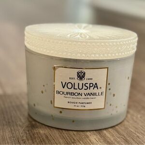Voluspa Bourbon Vanille Candle - White